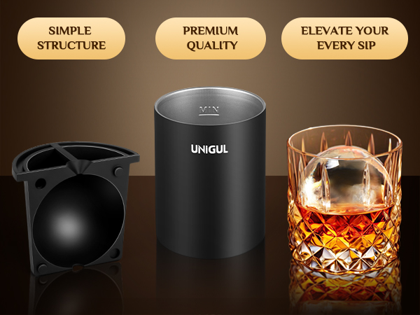 UNIGUL Clear ice cube maker
