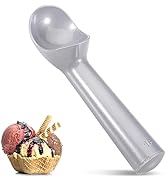 Pimoys 2.5oz Large Ice Cream Scoop 7 inches Nonstick Anti-Freeze Metal Ice Cream Scooper Professi...
