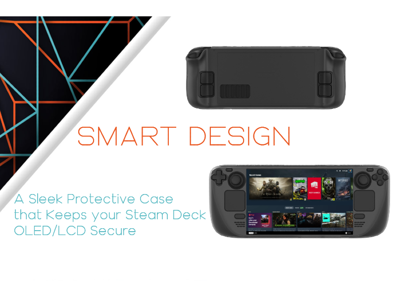 steam deck cover anti-slip protective case for steam deck