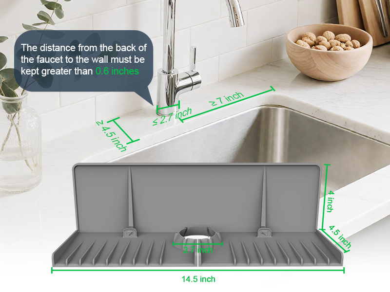 gosmol sink backsplash guard