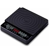 KNODOS Smart Coffee Scale – Easy Use Digital Espresso Scale with Timer, Auto Tare & Flow Rate Ind...