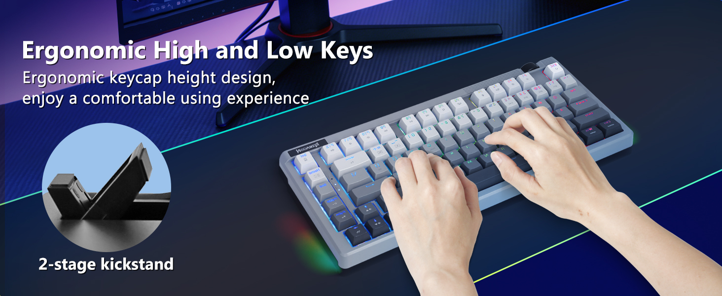 Tri-mode keyboard