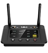 1Mii B03Pro Bluetooth 5.3 Transmitter Receiver for Home Stereo TV, HiFi Wireless Audio Adapter wi...