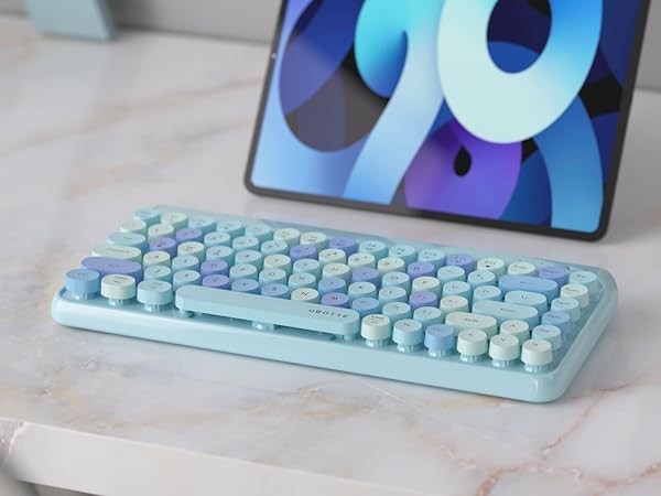 bluetooth wireless keyboard pink