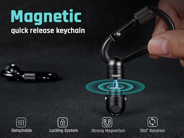 Magnetic Quick Release Keychain