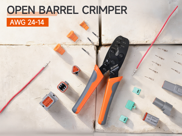 Open Barrel Terminal Crimp Tool