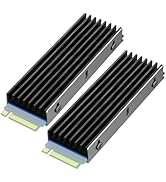 GLOTRENDS M.2 Heatsink with M.2 Screws and Thermal Pads for Single/Dual Sided Chip M.2 SSD, PC/PS...