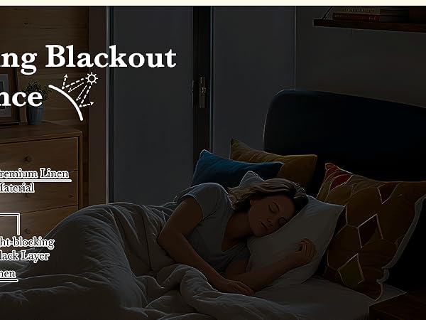 blackout door curtain