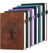 ALKALO 6 Pack Lined Journal Notebook for Women Men