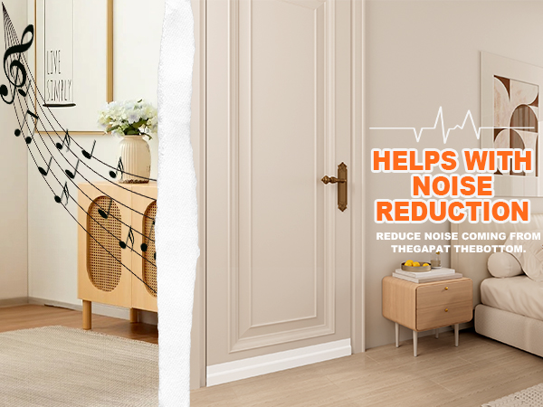 OXRQ Door Draft Stopper for Bottom of Door SOLUTION TO HELPS WITH NOISE REDUCTION REDUCE