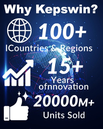 Kepswin Portable Charger with Built-in Cables Fast Charging Power Bank 49800mAh