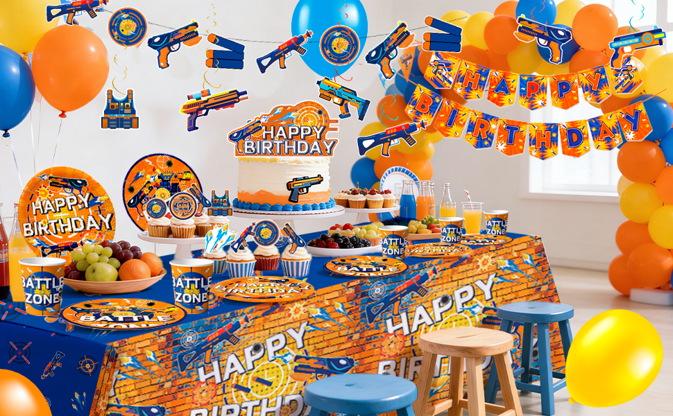 dart party decorations