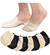 Toe Topper Socks No Show Liner Half Socks for Women Seamless Grip Non Slip Socks Hidden Toe Cover...