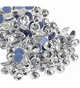 Beadsland Hotfix Rhinestones, 2880pcs Flatback Crystal Rhinestones for Crafts Clothes DIY Decorat...