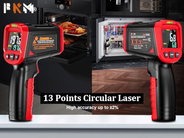laser cooking thermometer gun