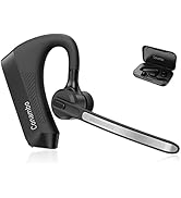 Conambo K21 Bluetooth Headset V5.1, Bluetooth Earpiece with CVC 8.0 Dual Mic Noise Cancelling Wir...