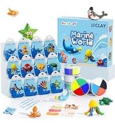 Air Dry Clay Kit - Ocean Theme, Modeling Clay for Kids, DIY Model Magic Clay with Sculpting Tools...