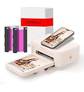 HPRT Photo Printer 4×6”, Wi-Fi Full-Color Instant Phone Phtoto Printer for iPhone, Android, Smart...