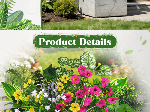 faux outdoor plants