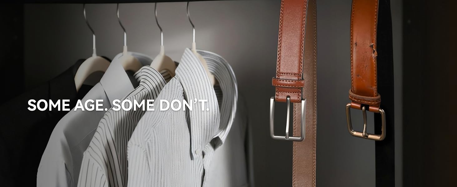 dress leather belt