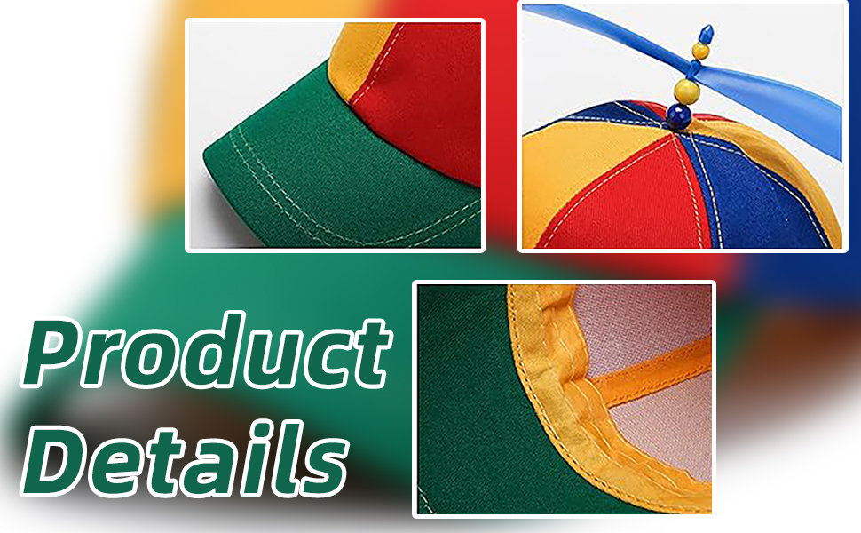 Colorful Helicopter Baseball Cap