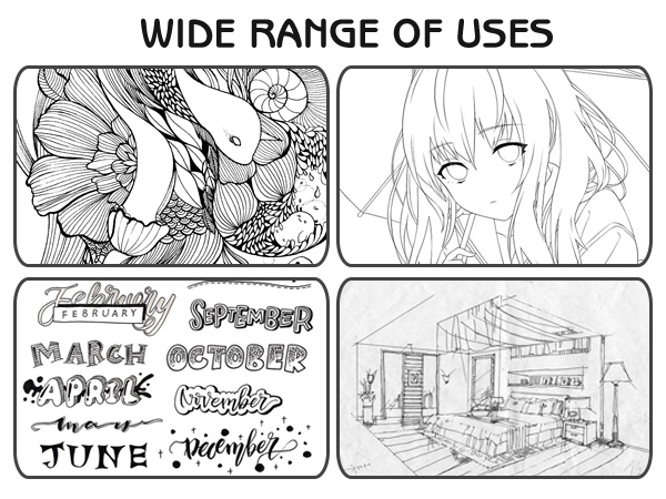 sketching supplies