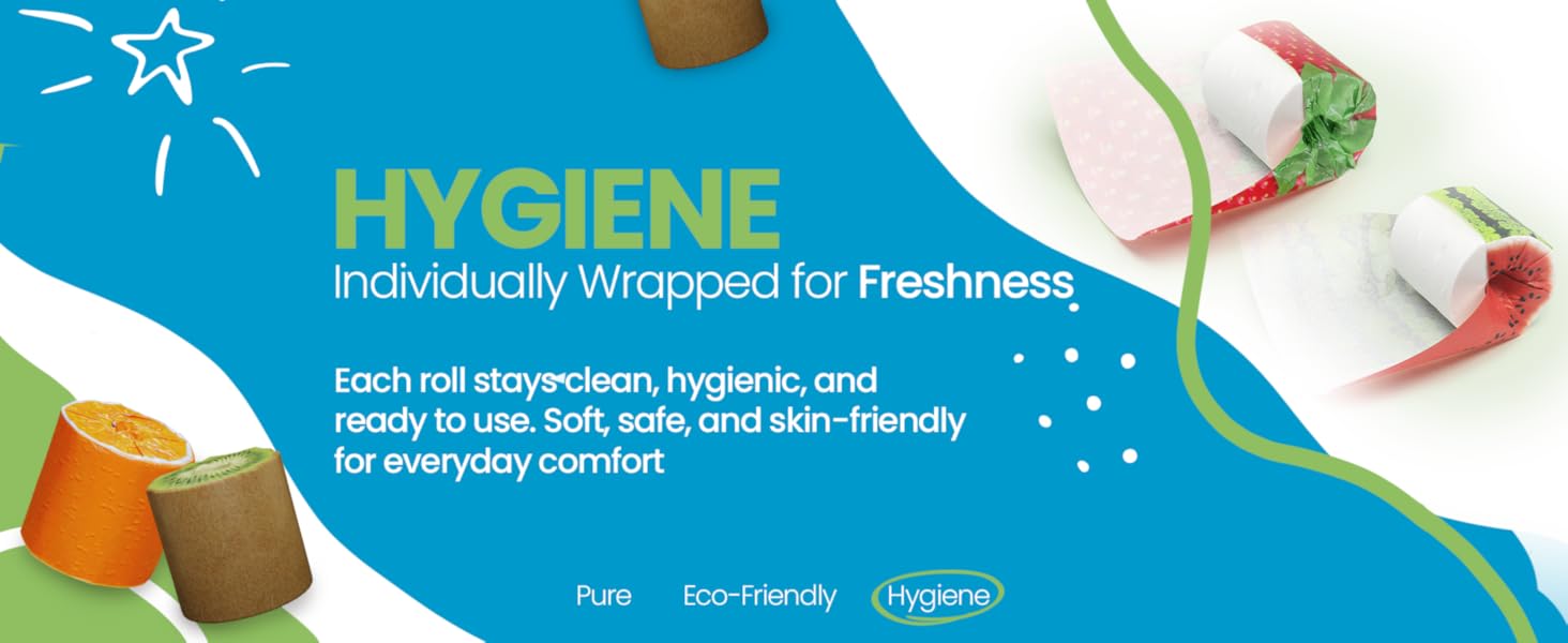 Individually Wrapped for Freshness