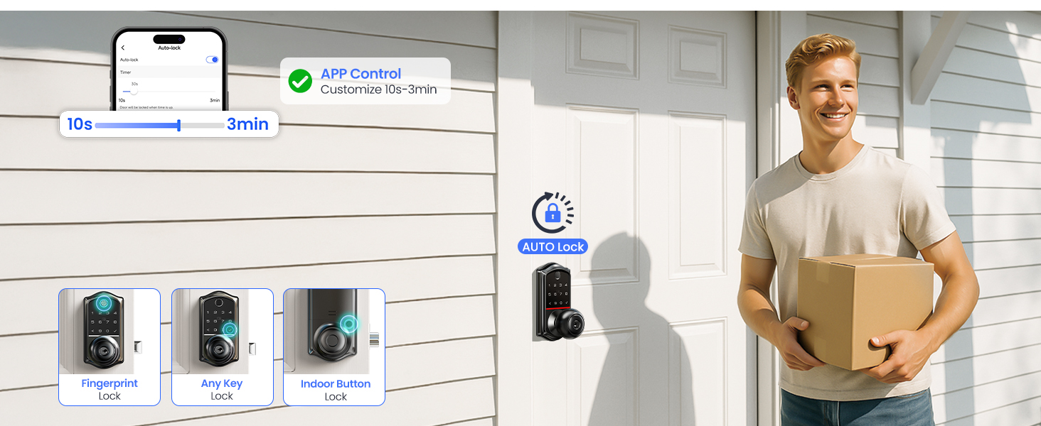 keyless entry door lock
