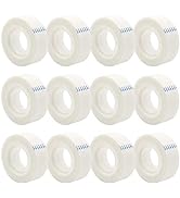 OWLKELA - 12 Rolls Invisible Tapes 0.7 in x 1000 Inches, Matte Finish Invisible Tape, Foggy Trans...