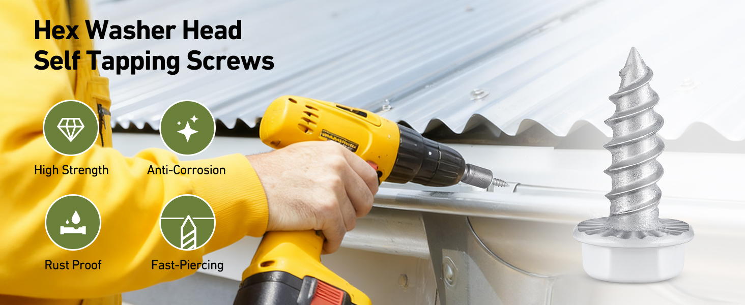 Hex Head Self Tapping Screws