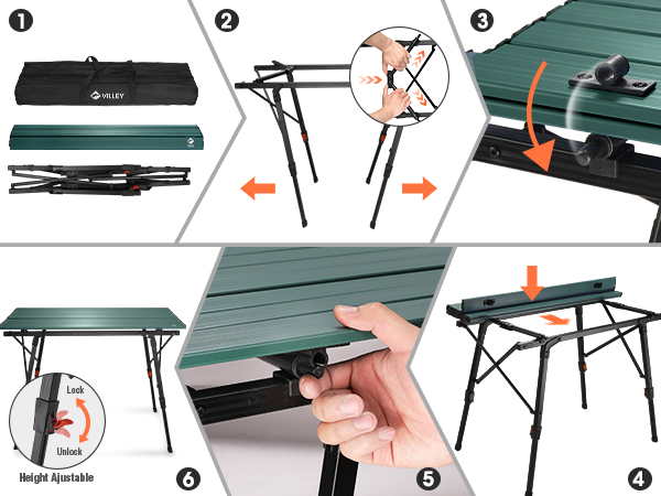 folding table