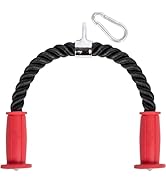 Yes4All Deluxe Tricep Rope Cable Attachment, 27 & 36 inch with 4 Colors, Exercise Machine Attachm...