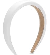 WantGor Padded Headband for Women, Wide Sponge HeadBands Plain Solid Hair Band Hoops Vintage Yoga...