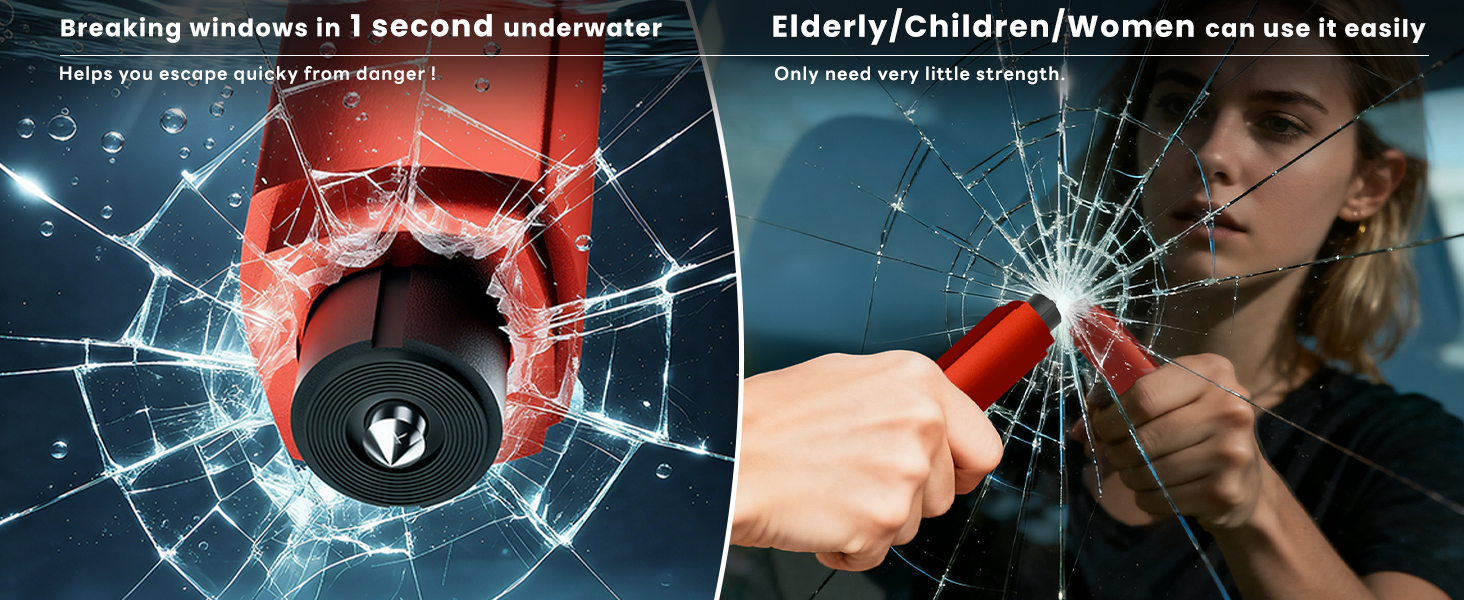 car glass breaker underwater