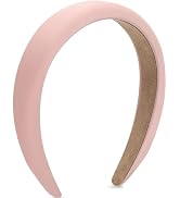 WantGor Padded Headband for Women, Wide Sponge HeadBands Plain Solid Hair Band Hoops Vintage Yoga...
