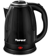 TOPWIT Electric Kettle, 2.0L Hot Water Kettle Electric, BPA-Free Stainless Steel Tea Kettle, Elec...
