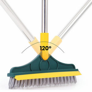 grout scrub brush with v head