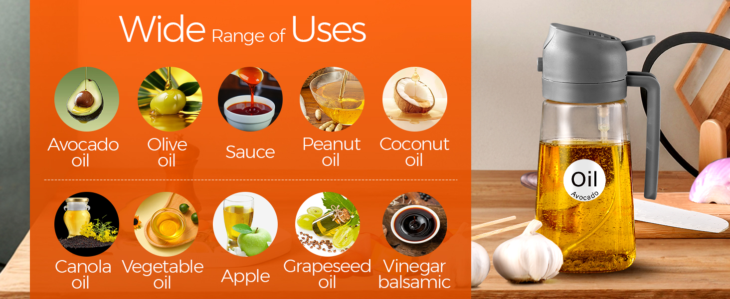 oil mister spray bottle for cooking