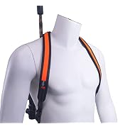 HUNTPAL Backpack Rifle Sling Hands-Free Stalker Sling with Swivels | Removable Swivels, Neoprene ...