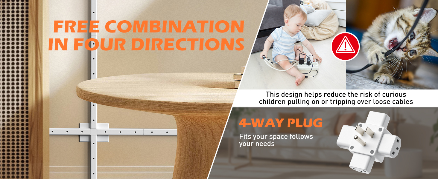 Free Combination in Four Directions