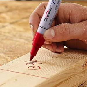 Use overseas paint markers mark on wood