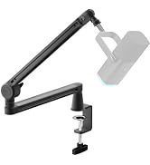Low Profile Mic Arm, Microphone Boom Arm, Full Aluminum Adjustable Mic Stand with Desk Clamp, 360...