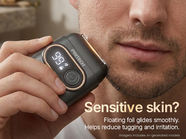 3D floating foil helps reduce tugging and irritation.