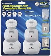 Bell + Howell Ultrasonic Pest Repeller Home Kit (Pack of 6), Ultrasonic Pest Repeller, Pest Repel...