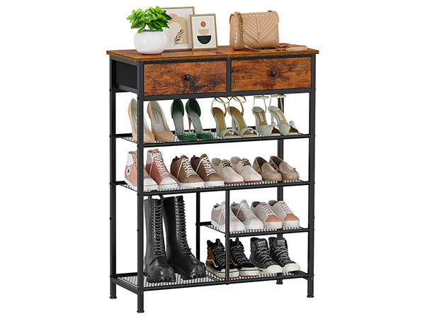 5 tier shoe rack