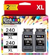 240XL Black Ink Cartridge Replacement for Canon MG3600 Ink Cartridges for 240 XL PG-240 PG-240 XL...