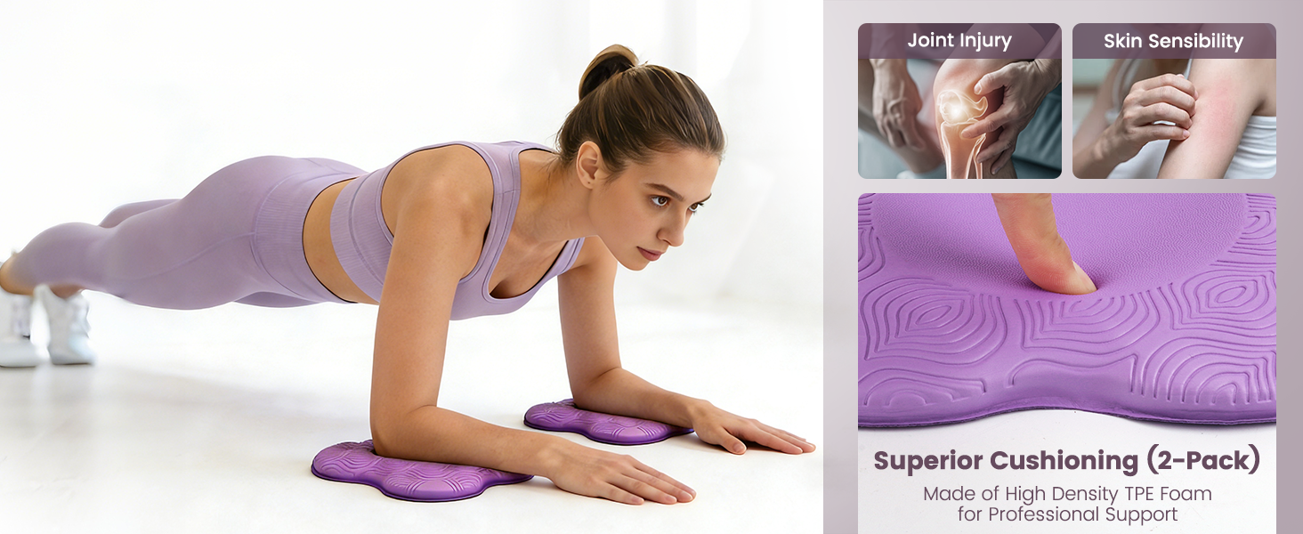 Ergonomic Knee Pads: Petal-shaped pads provide extra cushioning to protect your joints and knees