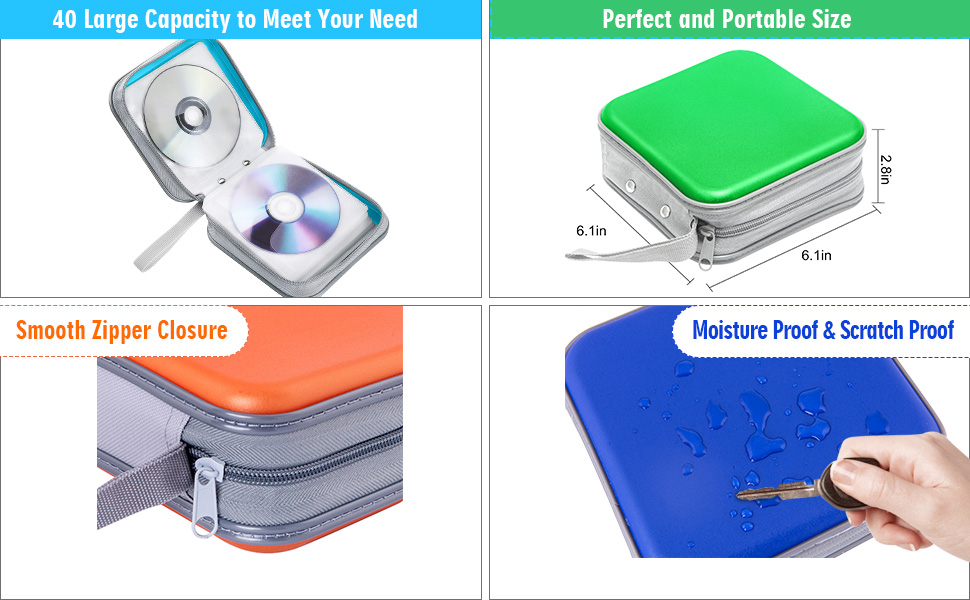 40 dvd case wallet