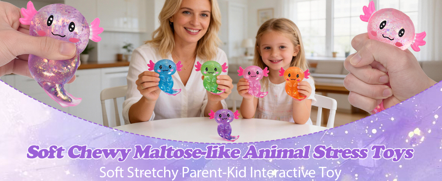 axolotl squishy axolotl stress toy slow rising anxiety relief party favors classroom prizes kids