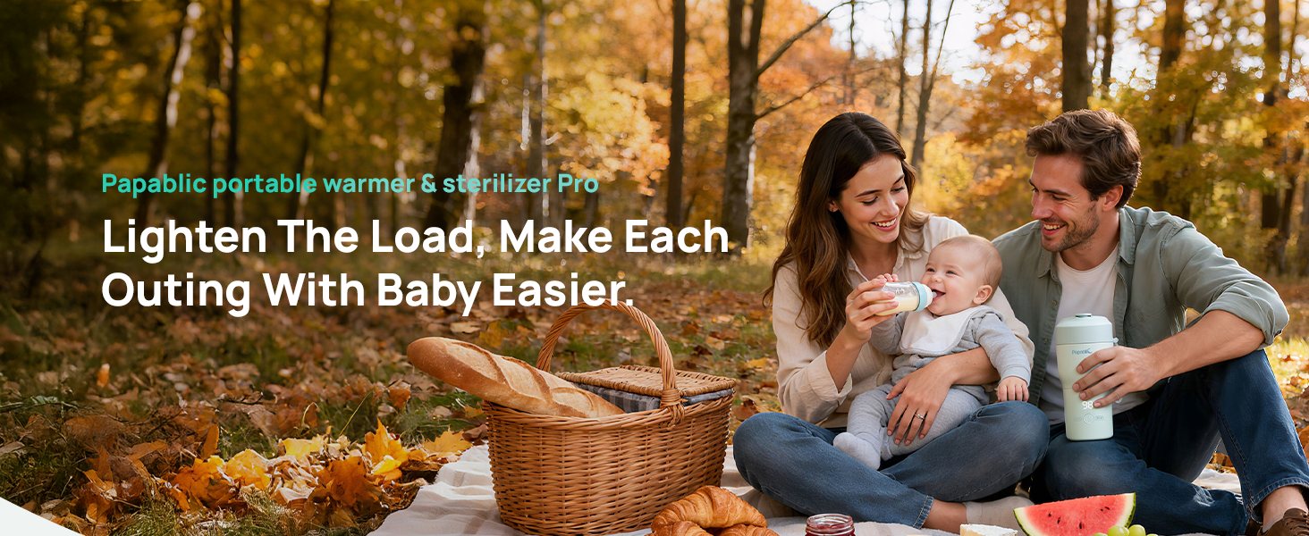 Papablic Pro Portable Bottle Warmer for Travel